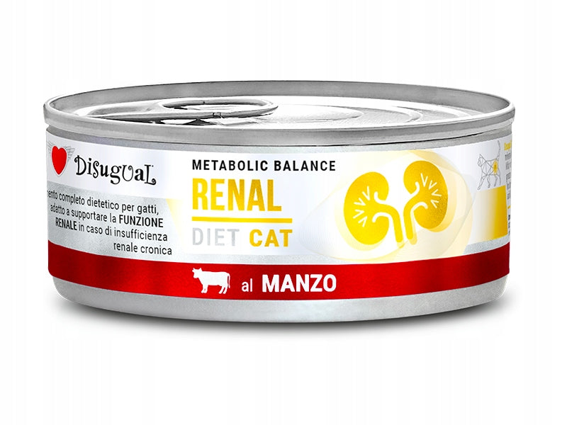 Disugual RENAL Beef 85g Wet cat food for kidneys