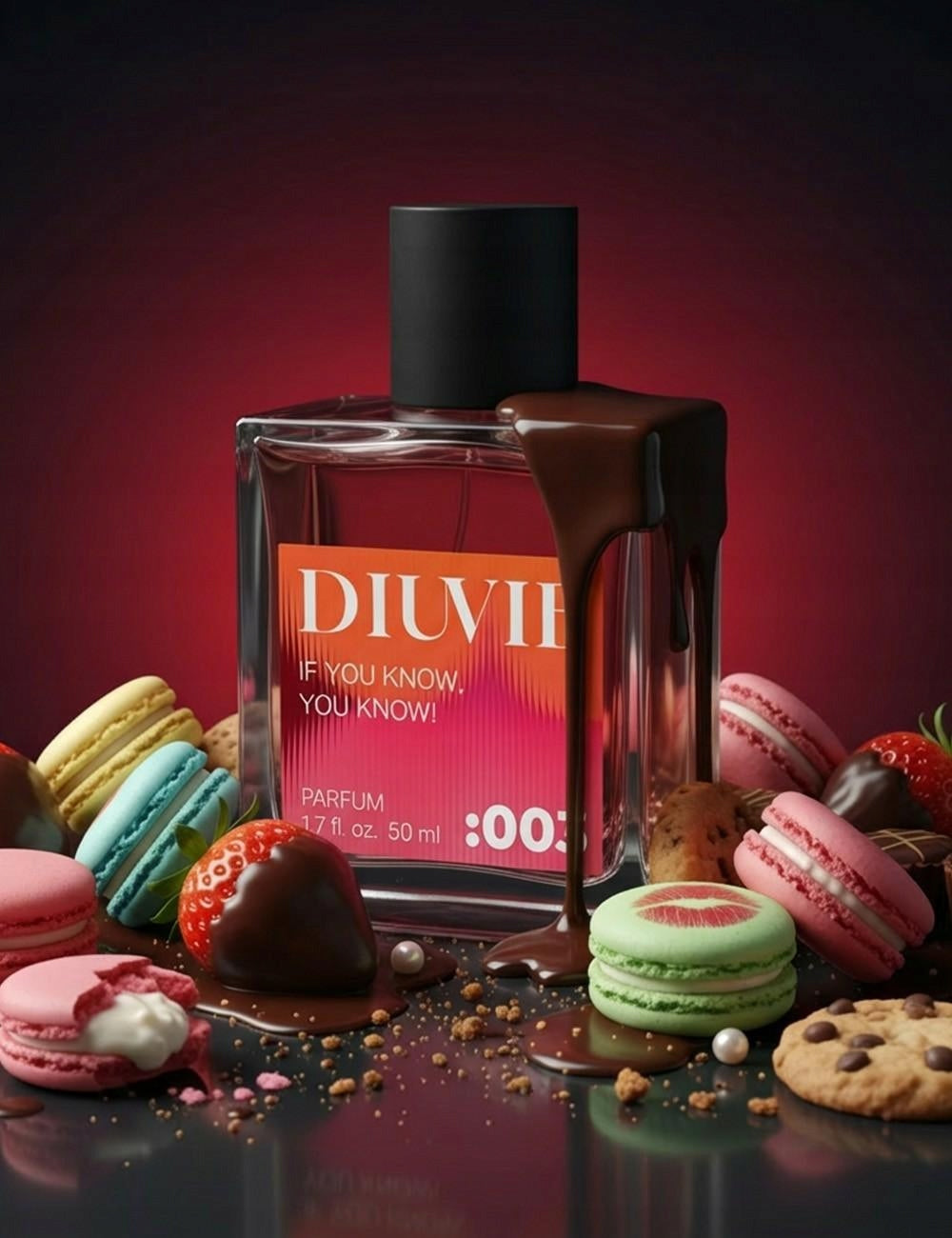 Diuvie 003 Silent Sins 50ml Perfume for Women Packaging status original