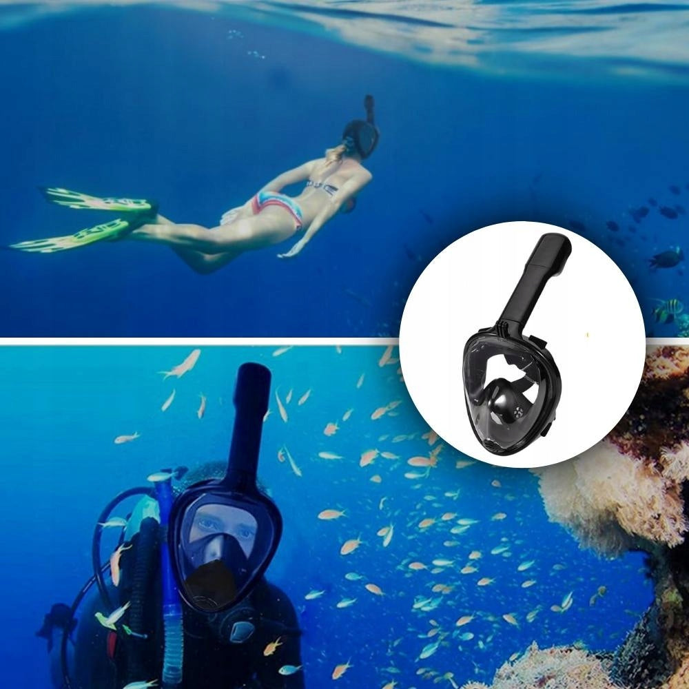 Diving Mask Diving Full Face S/M Snorkeling Swimming Packaging status original