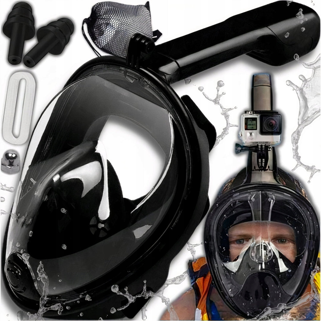 Diving Mask Diving Full Face S/M Snorkeling Swimming