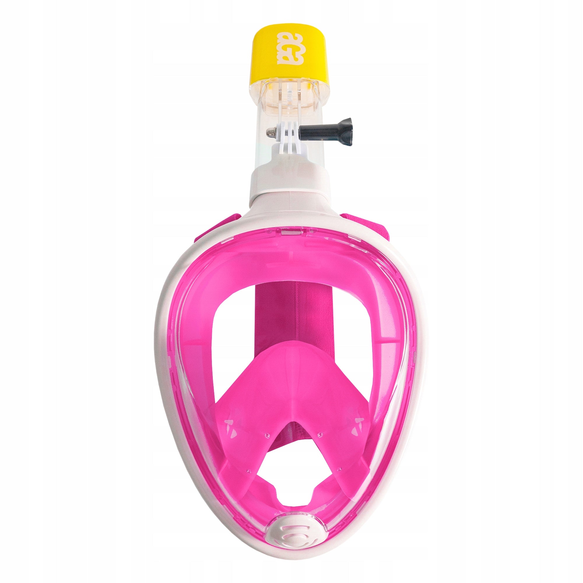 Diving Mask Full Face Diving S/M with Tube GoPro Pink Holder Manufacturer code DS1122WH-PI