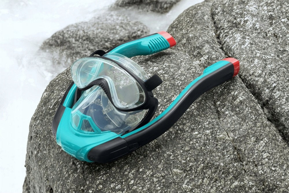 Diving Mask Full Face Snorkeling Mask L/XL Bestway 24058 Color blue