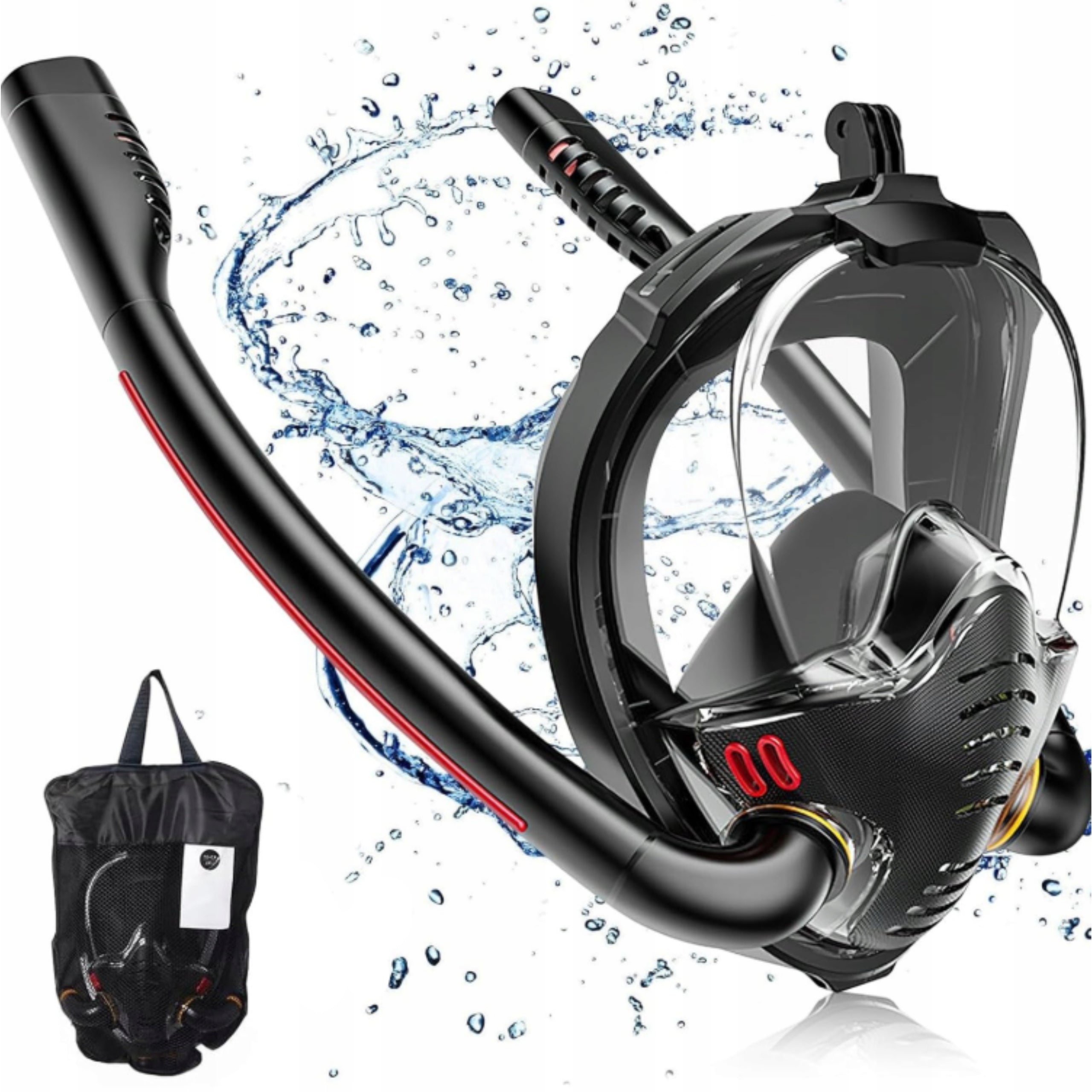 Diving Mask Full Face Snorkeling With Tubes L/XL Panorama 180° Packaging status original