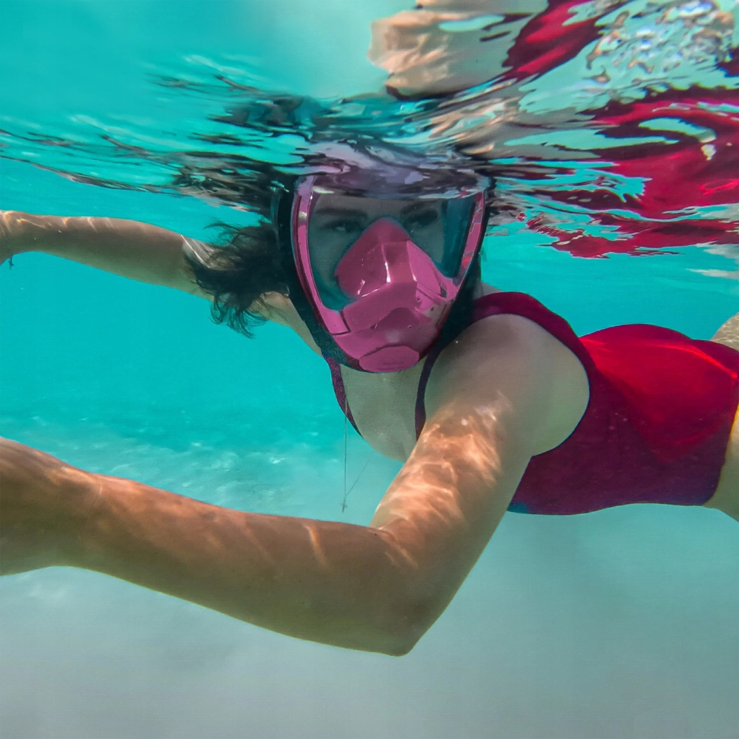 Diving Mask Snorkeling Full Face TOP QUALITY AntiFog S/M Manufacturer code DO SNORKELINGU NURKOWANIE ANTYFOG SILIKON S/M