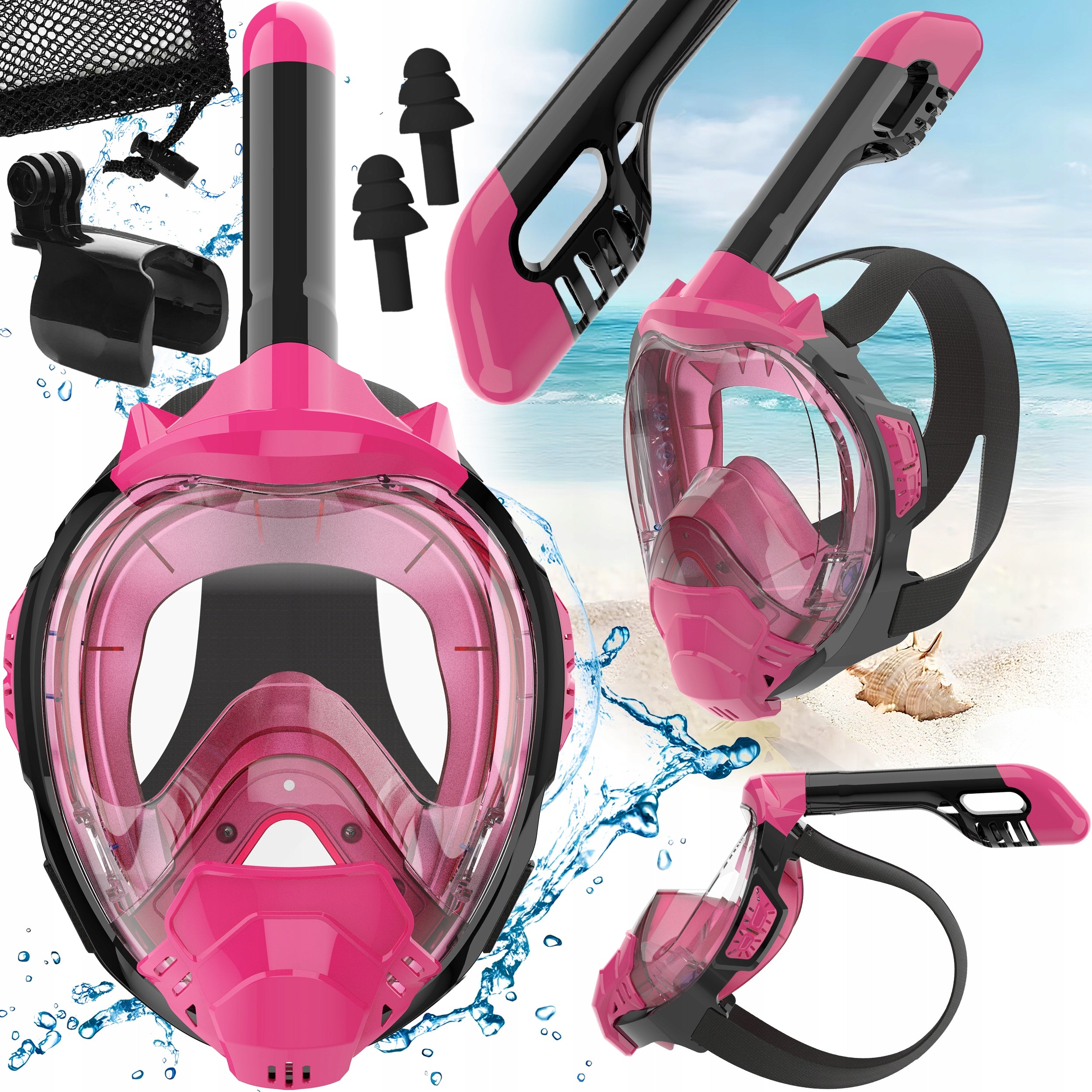 Diving Mask Snorkeling Full Face TOP QUALITY AntiFog S/M
