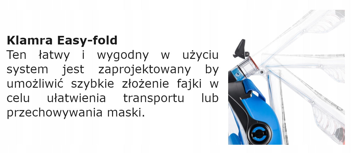 Diving Mask Snorkeling Full Face Water Does Not Steam L/XL Model Maska pełnotwarzowa SPECTRA 2.0 L/XL 01