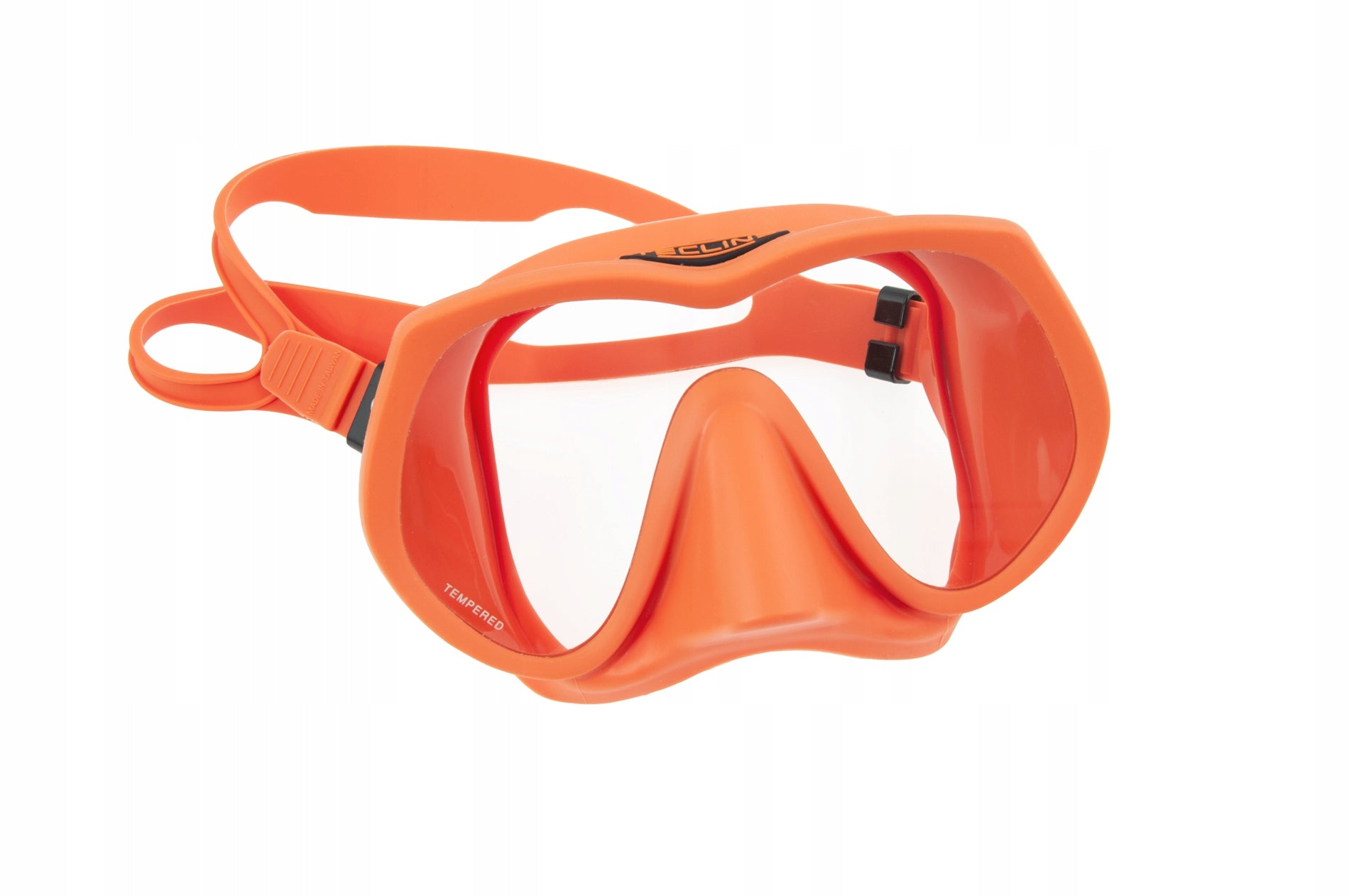 Diving Mask TecLine Frameless Super View Orange