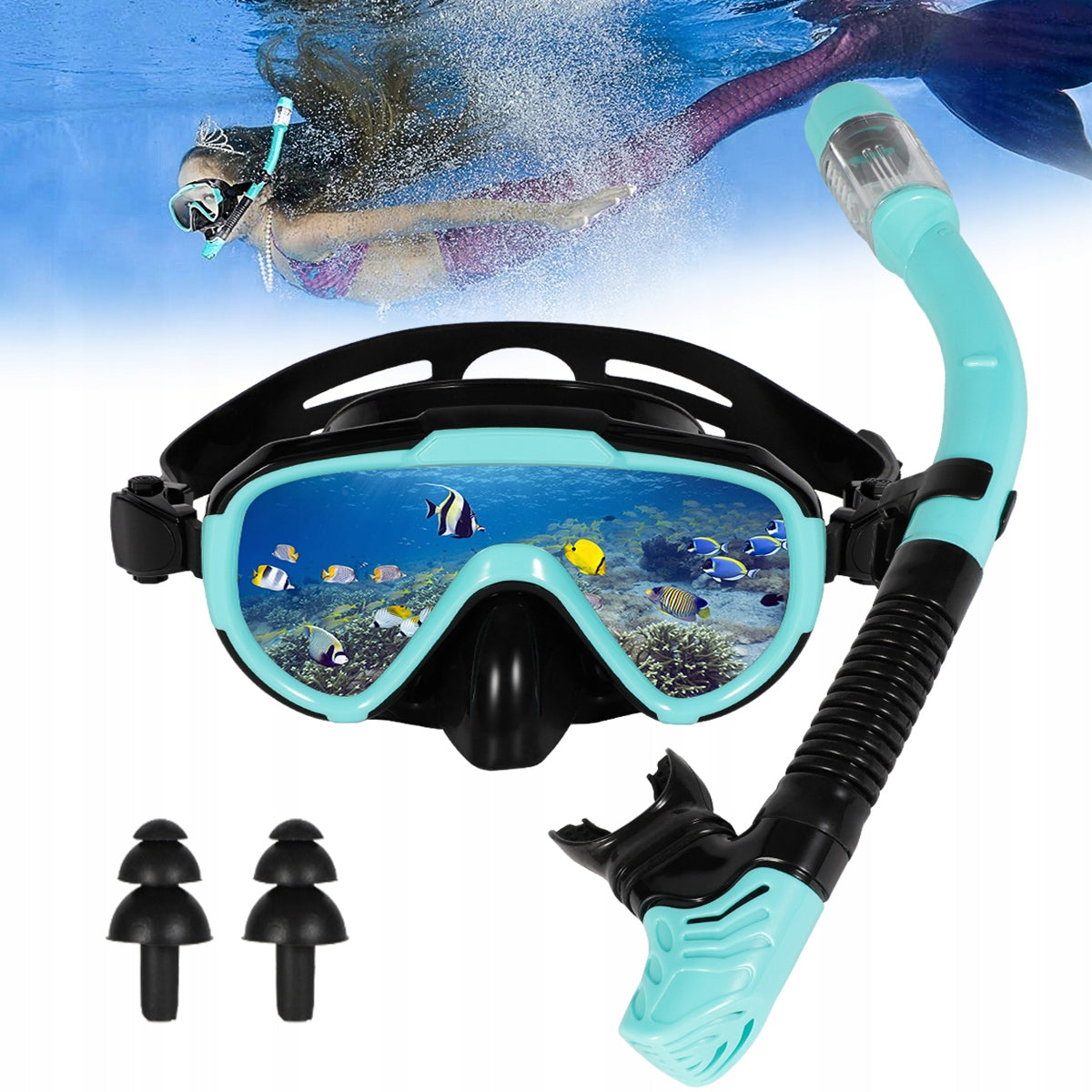 Diving Set Pipe Mask Snorkeling Set for Adults