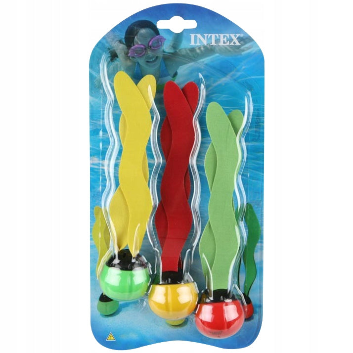 Diving balls underwater balls, seaweed pool toy 3 pcs. INTEX Kid's age 6+ years