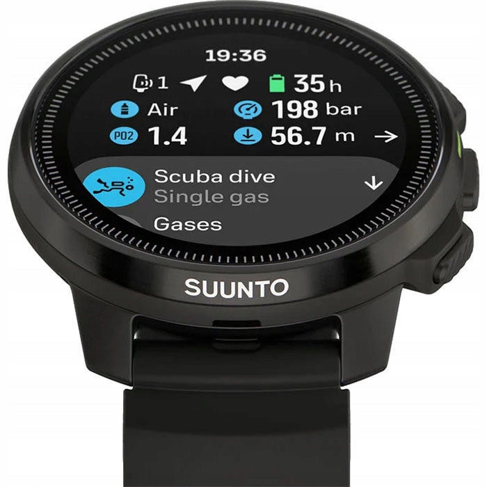 Diving computer Suunto Ocean black with silver case Model Ocean