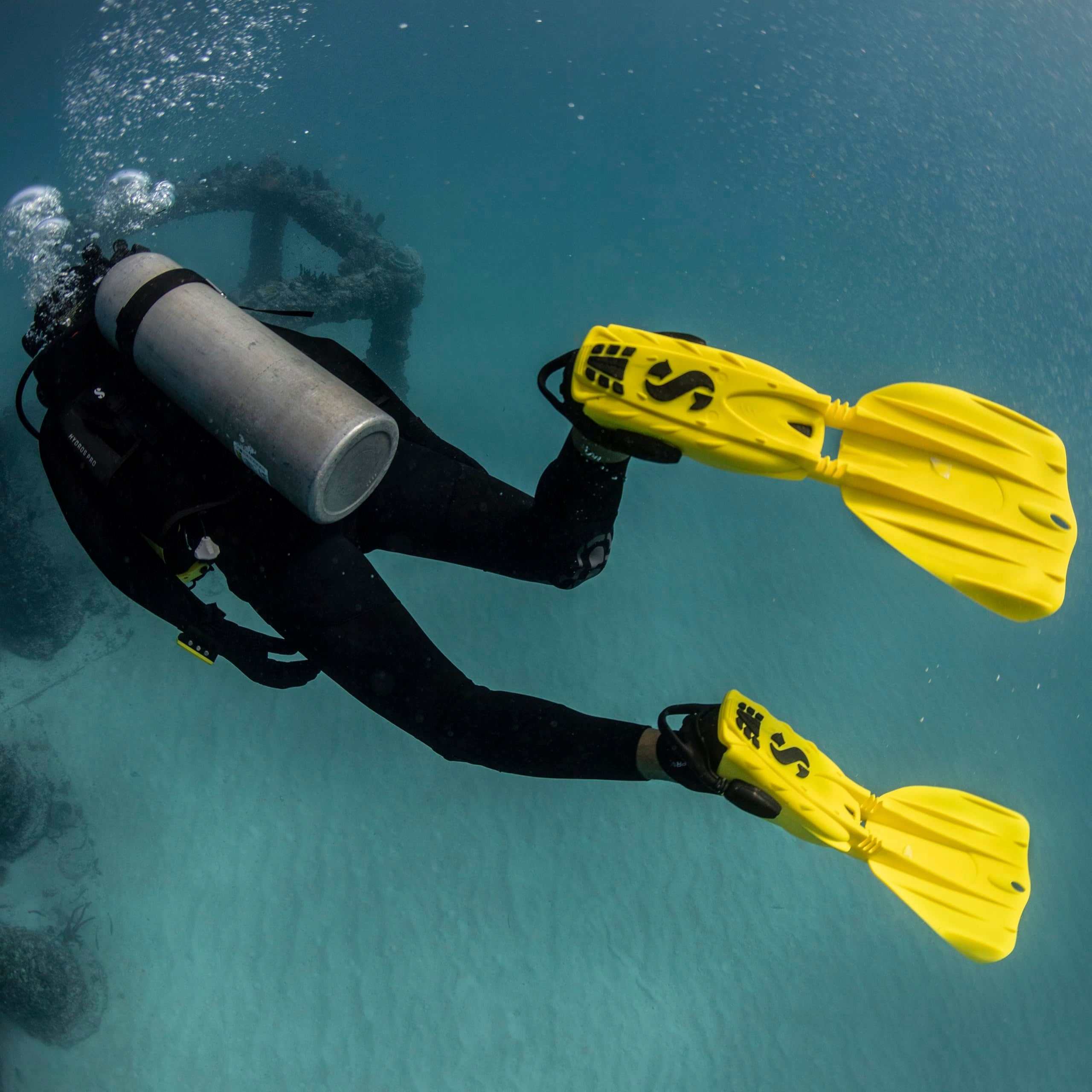 Diving fins Scubapro Seawing Nova M yellow Size range 38–40