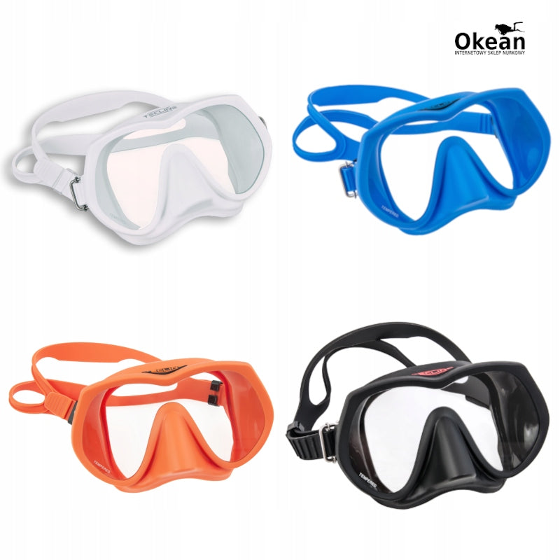 Diving mask Frameless Super V. black, with glass size TecLine Manufacturer code T05060-01