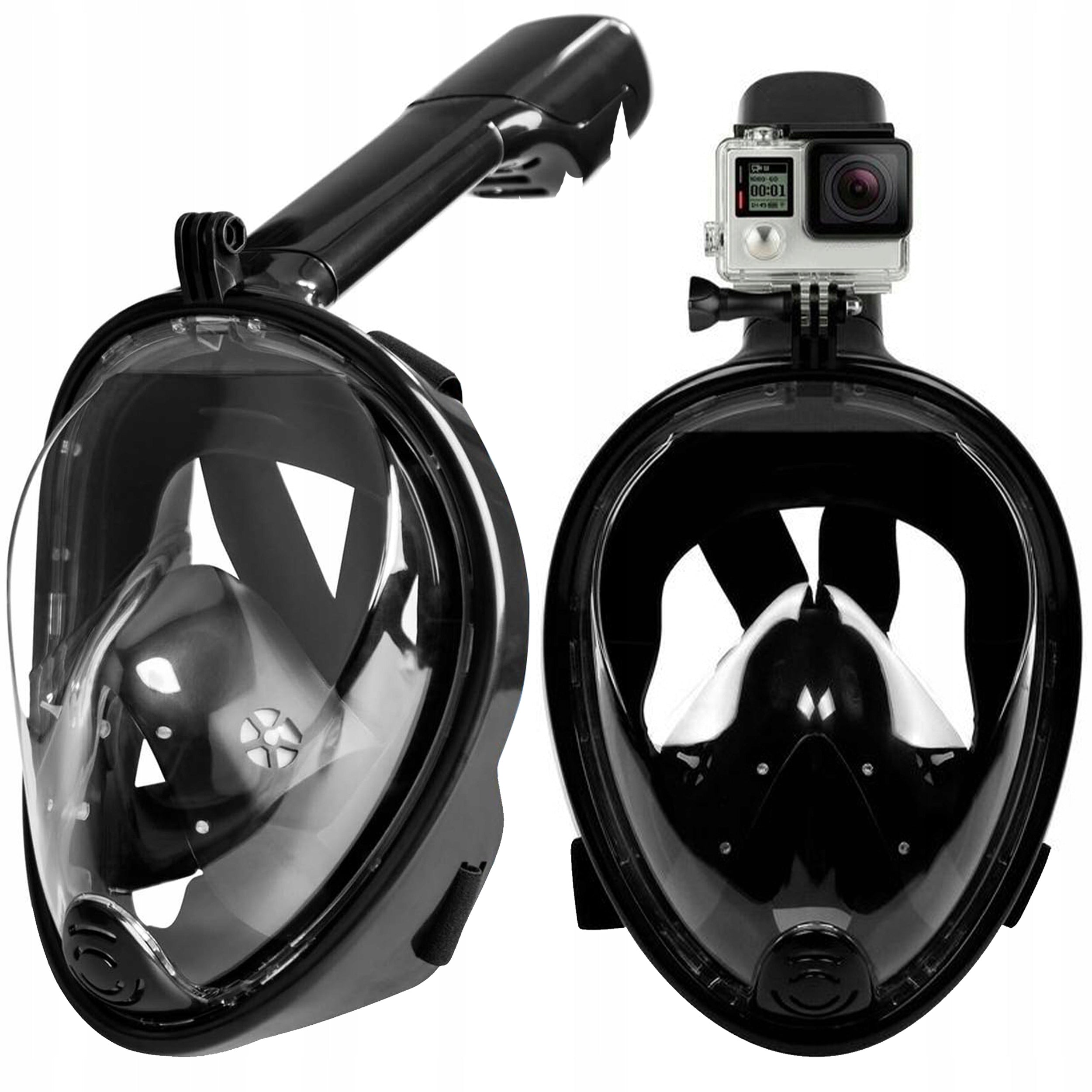 Diving mask Gotel full face with tube black L/XL Manufacturer code 5906656384042