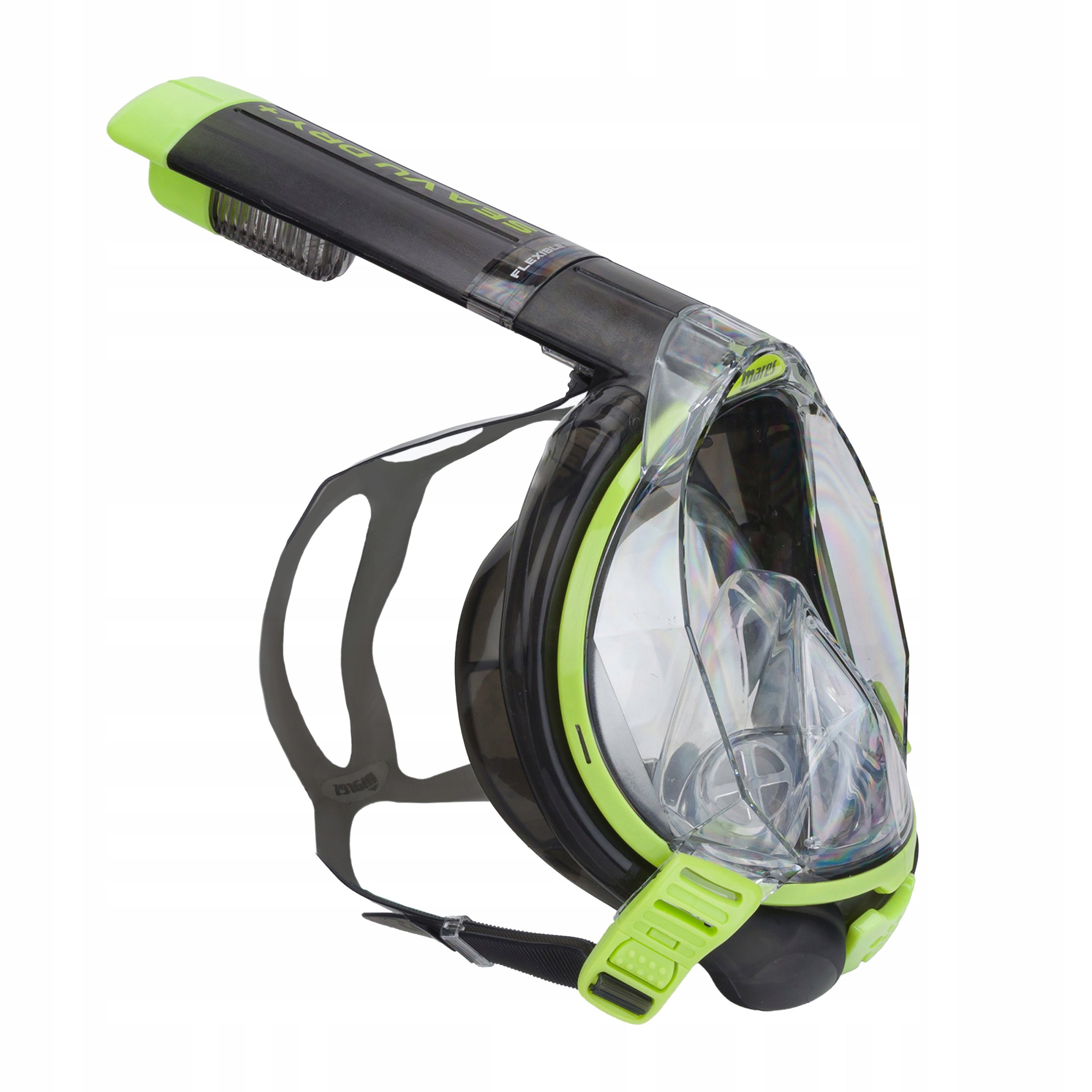 Diving mask Mares Sea VU Dry + lime/smoke L-XL