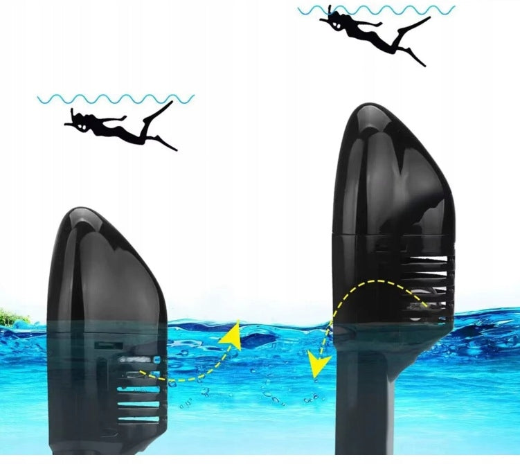 Diving mask full face black AntiFog DryTop L/XL Brand no brand