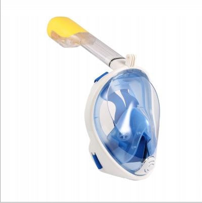 Diving mask full face snokering S/M Color blue