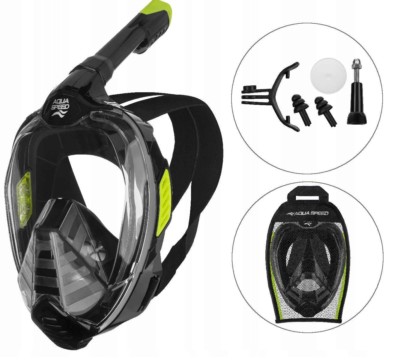 Diving mask full face snorkeling AQUA SPEED Veifa ZX 38