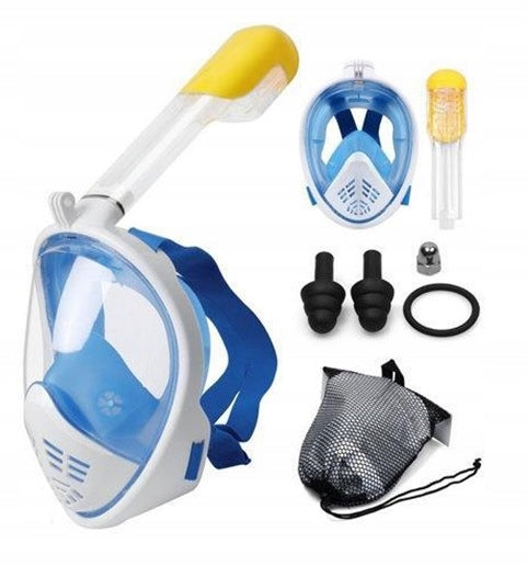 Diving mask full folding L/ XL blue Kik