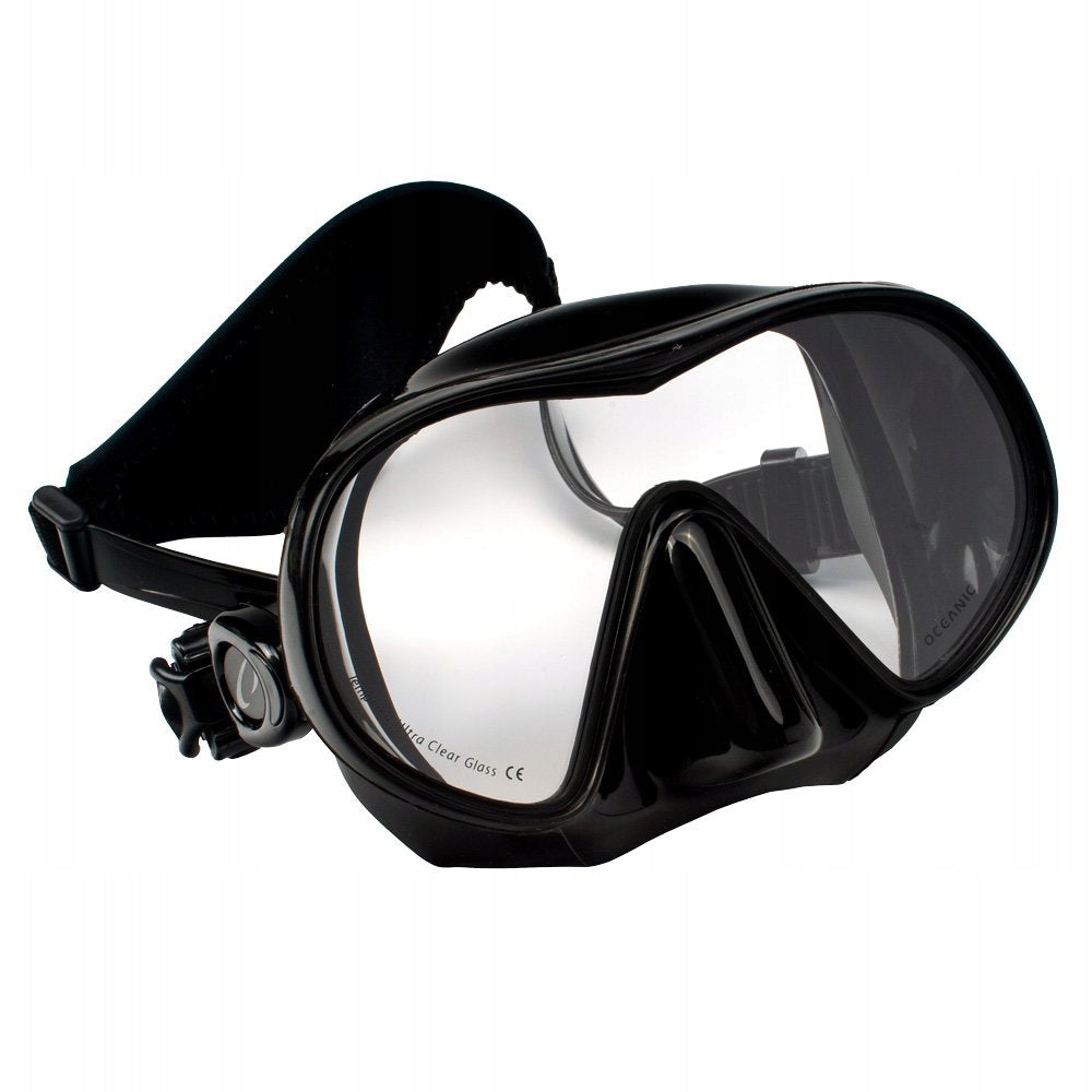 Diving mask glasses Oceanic Shadow black