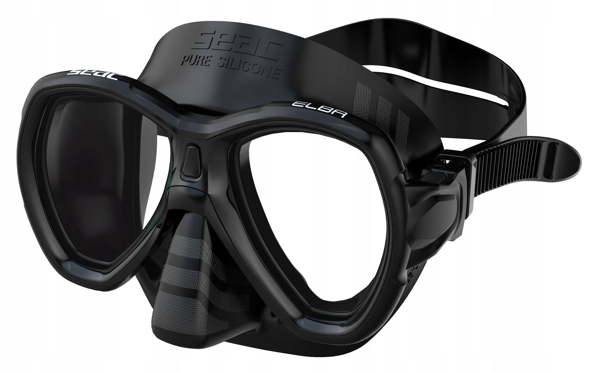 Diving mask glasses Seac ELBA black Brand Seac