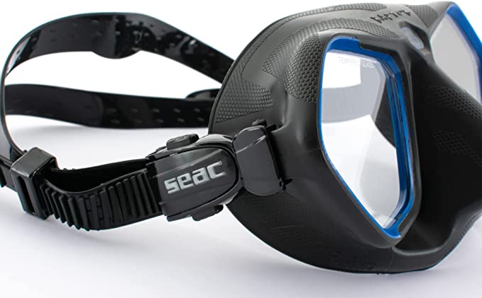 Diving mask glasses Seac Raptor black Color black