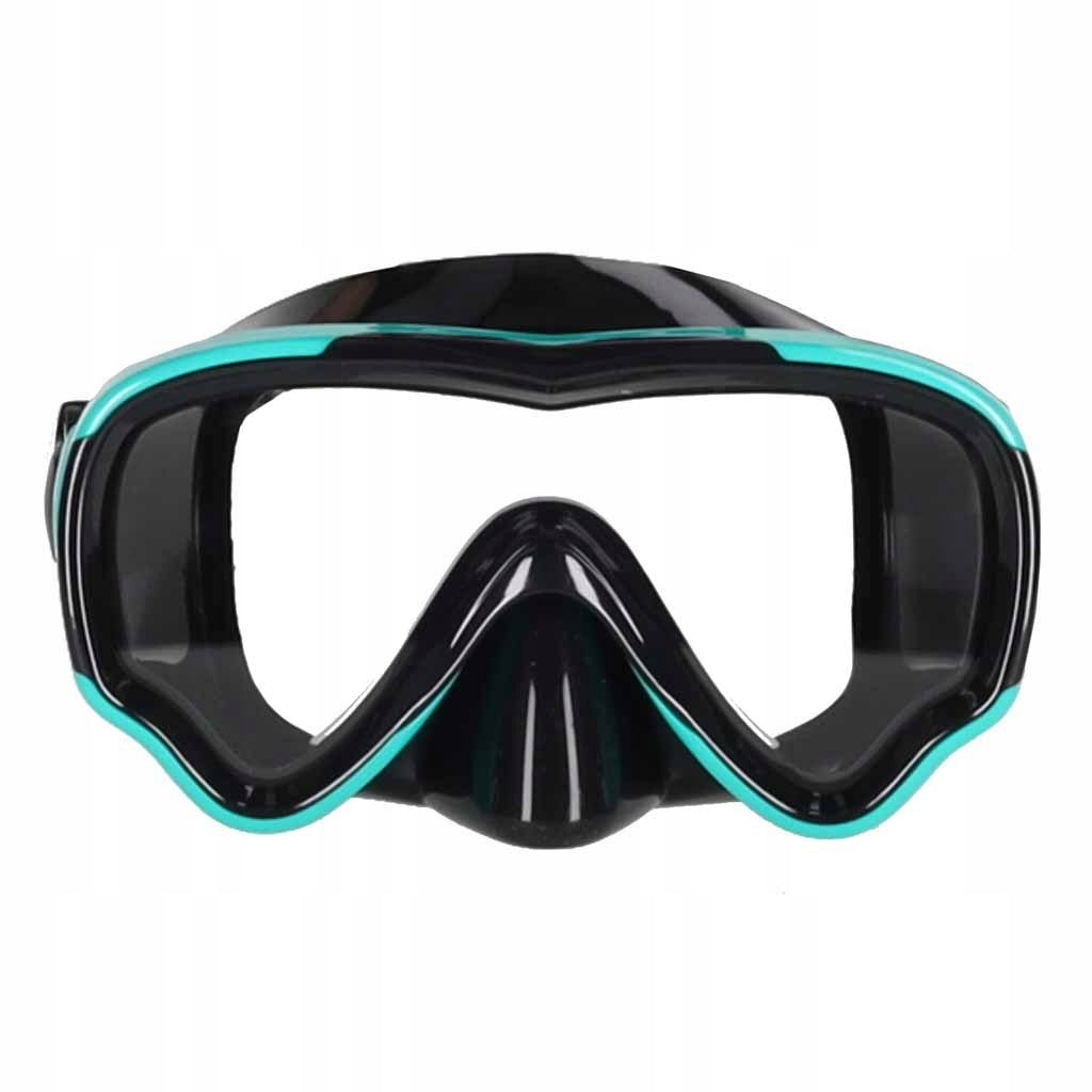 Diving mask glasses tube snorkel set blue-black Packaging status original