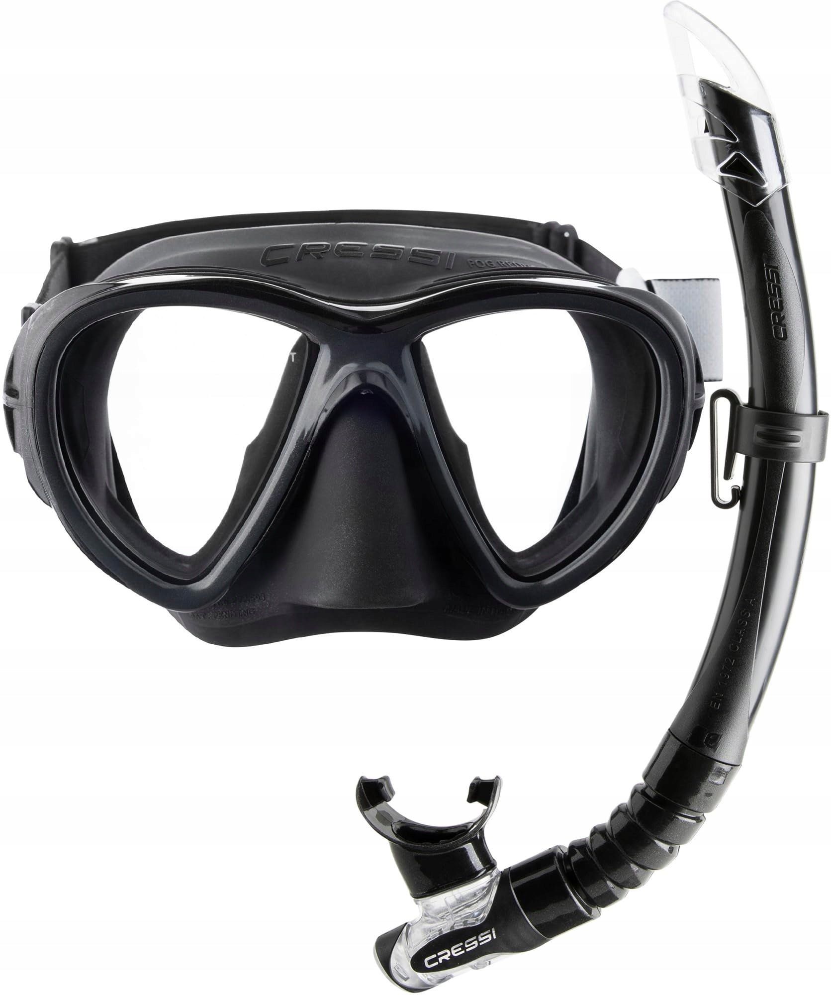 Diving mask glasses, with tube Cressi Fiji + Gamma Snorkel Combo Packaging status original