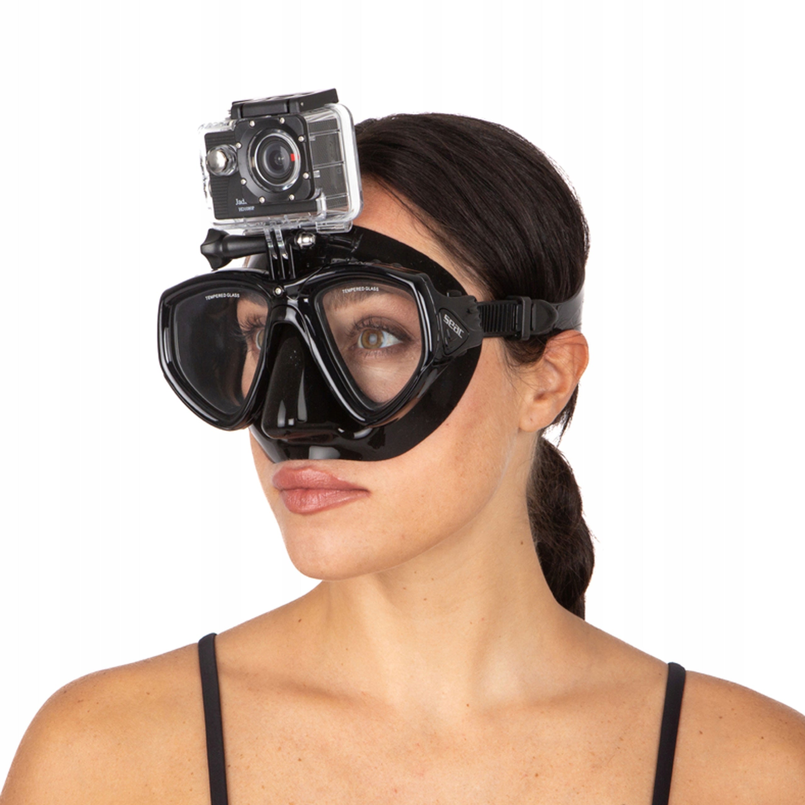 Diving mask with possible correction SEAC ONE PRO black Product weight with unit packaging 0.45 kg
