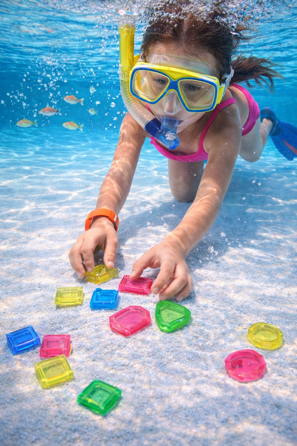 Diving toys swimming pool swimming in water for children set 26el Packaging status original