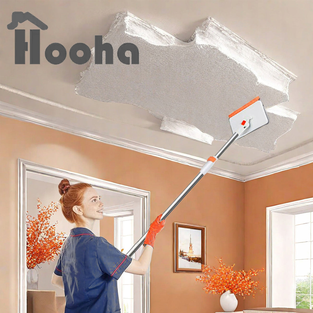 Do Mycia Sufitów Teleskopowya Mop Myjka Do Okien Szyb Z Ściągaczka+Szczotka Brand Hooha