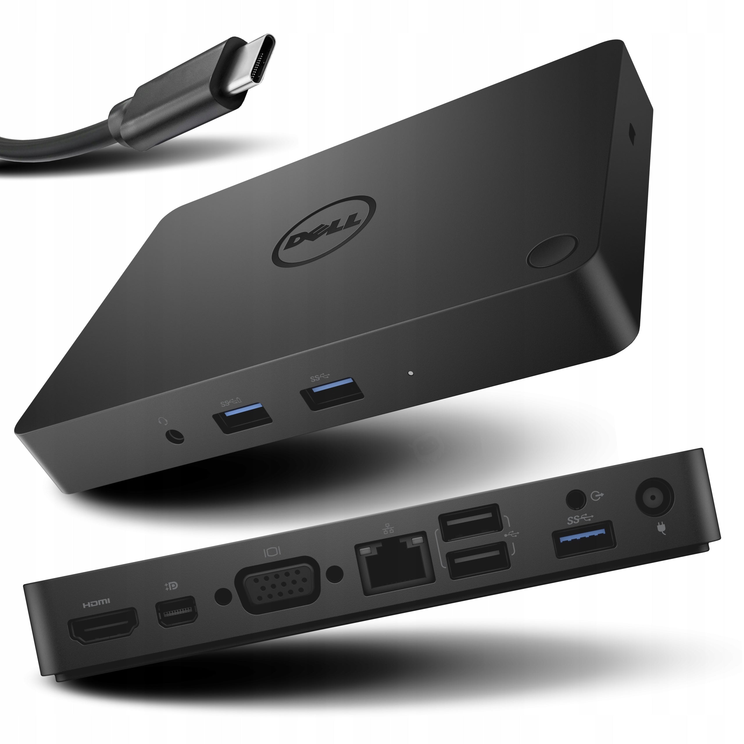 Dock Dell WD15 USB-C PD 2 monitors HDMI DP LAN RJ-45 universal HUB