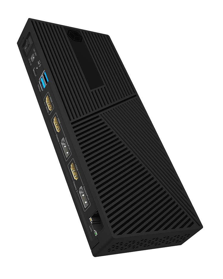 Docking station IcyBox IB-DK2246AC DisplayLink Notebook 11in1 HDMI, DP, LAN Packaging status original