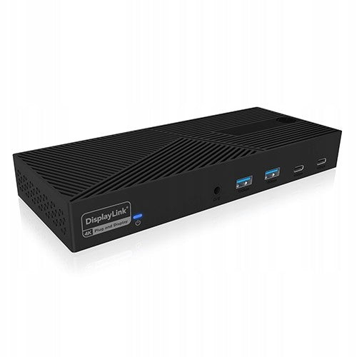 Docking station IcyBox IB-DK2246AC DisplayLink Notebook 11in1 HDMI, DP, LAN