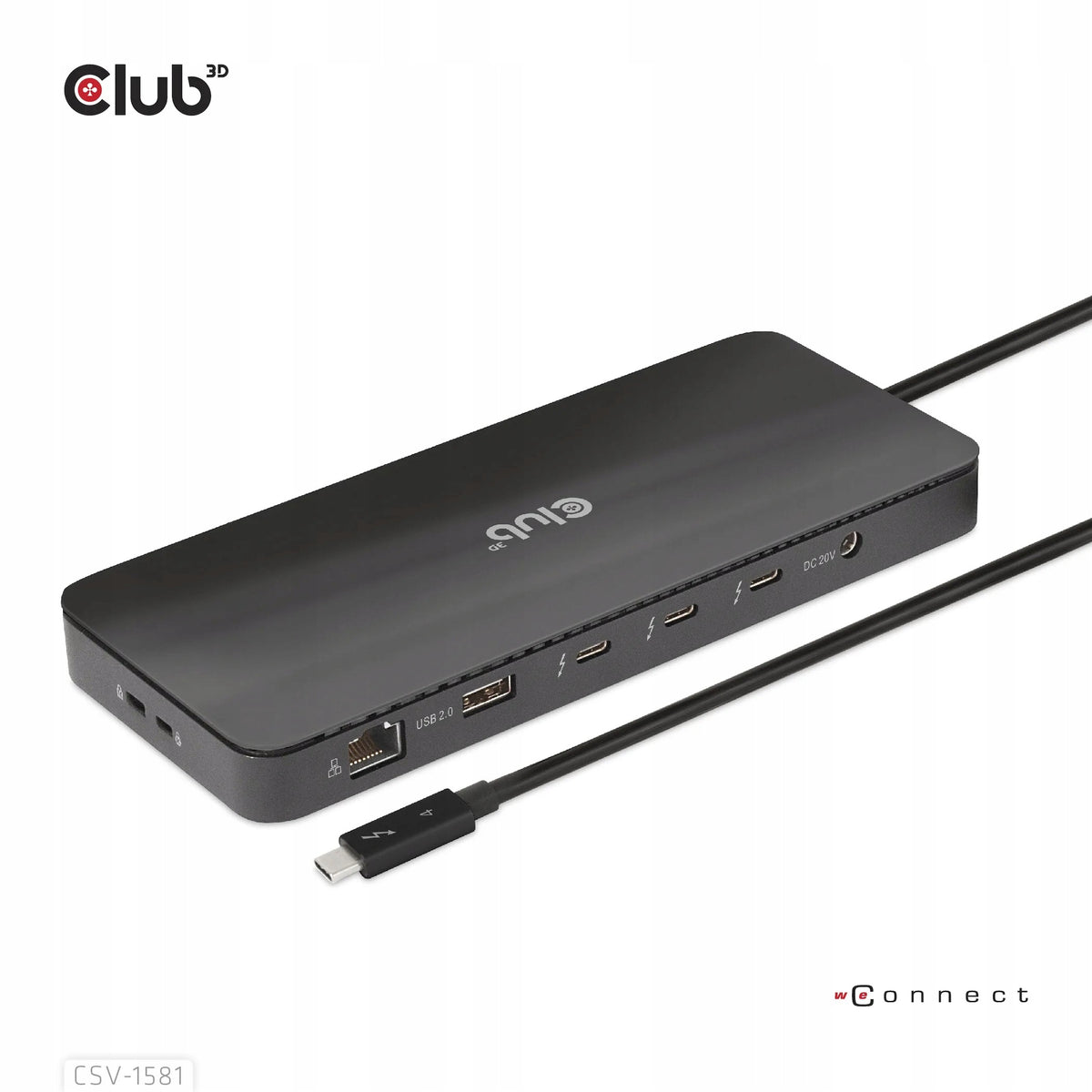 Docking station NB ACC 11in1 Thunderbolt CSV-1581 Club3D Manufacturer code CSV-1581