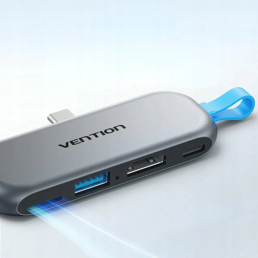 Docking station Vention 4 in 1 USB-C 4K 60Hz 100W PD without cable Manufacturer code THYH0