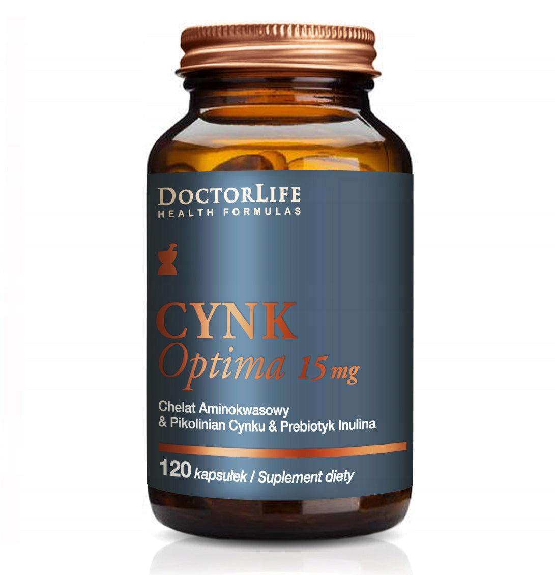 Doctor Life Zinc Optima, 15 mg, dietary supplement