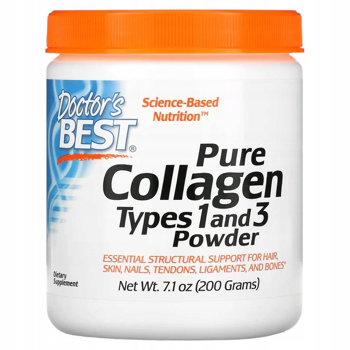 Doctor's Best Collagen Types 1 & 3 PURE COLLAGEN POWDER JOINTS 200g