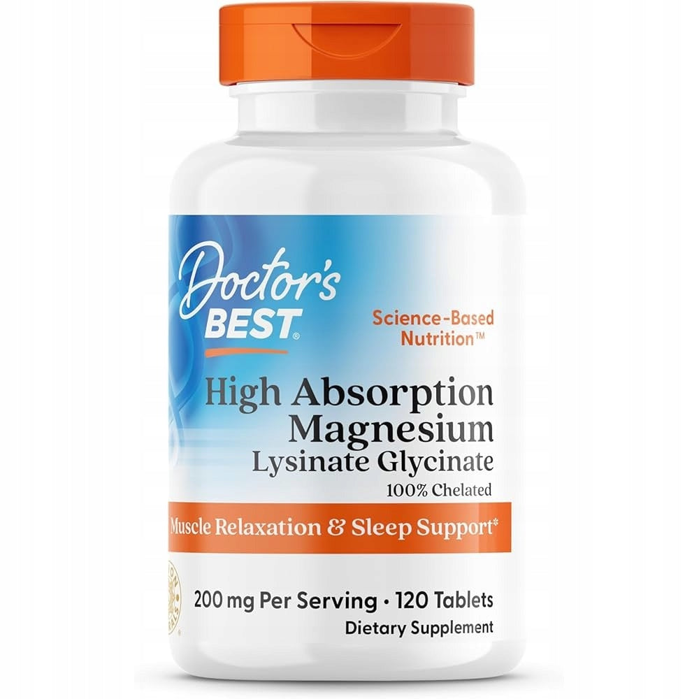 Doctor's Best High Chelate Magnesium 200 mg 120 tablets