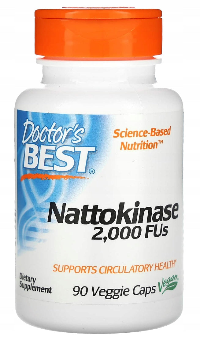 Doctor's Best - Nattokinase / Nattokinase | 2000 FUs | 90 caps. | CIRCULATION Medical device no