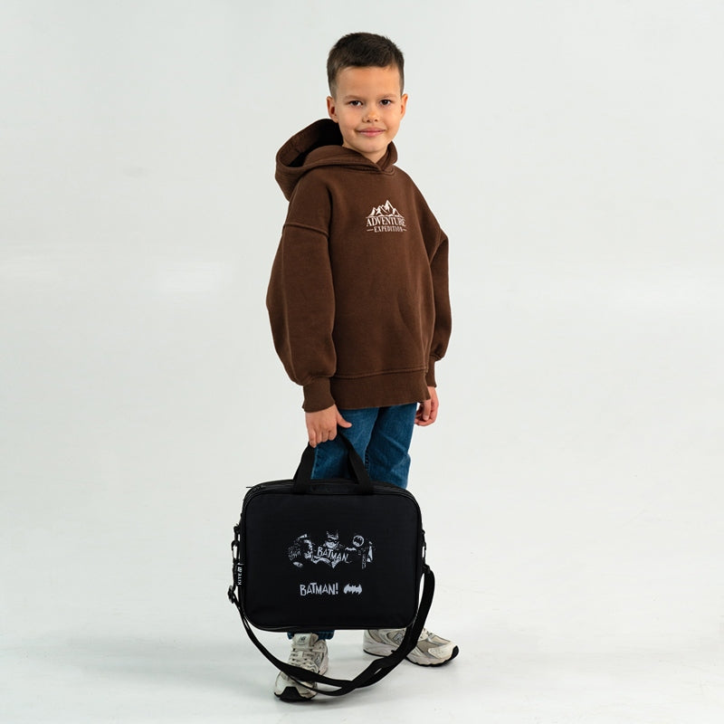 Document bag for boys with strap and handle format A4 Batman Kite Packaging status original