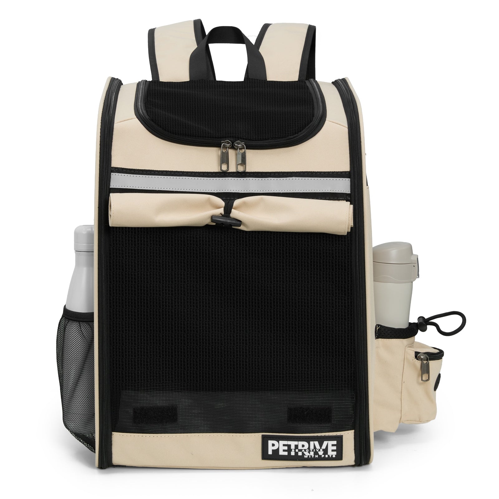 Dog Backpack, MAXICARRY XL Expandable Cat Transporter up to 12 kg Size M/L