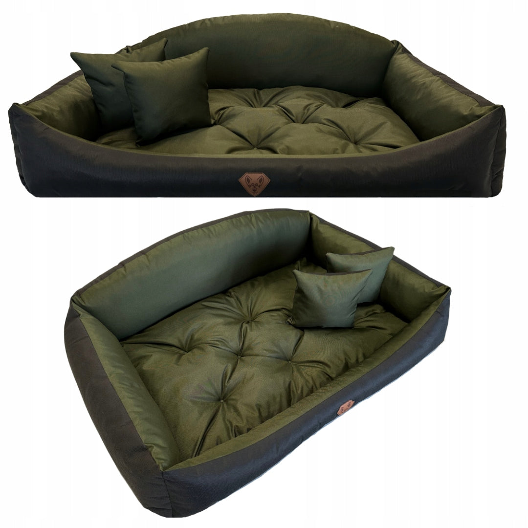 Dog Bed 115x95 Dogs4life Couch Playpen Waterproof Green L
