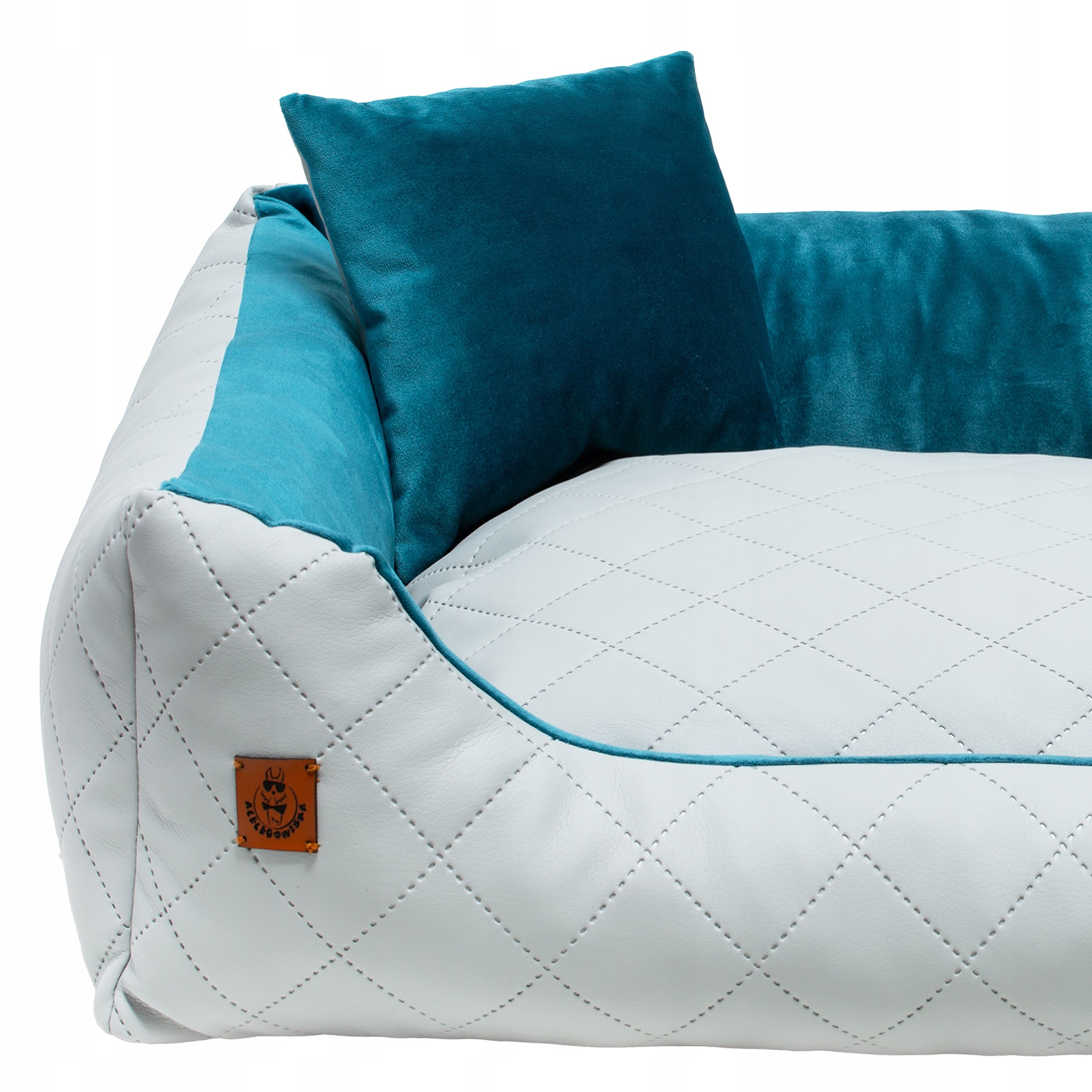 Dog Bed 60x50 Couch Playpen Sofa Velour Waterproof Pillow Freebie Length 60 cm