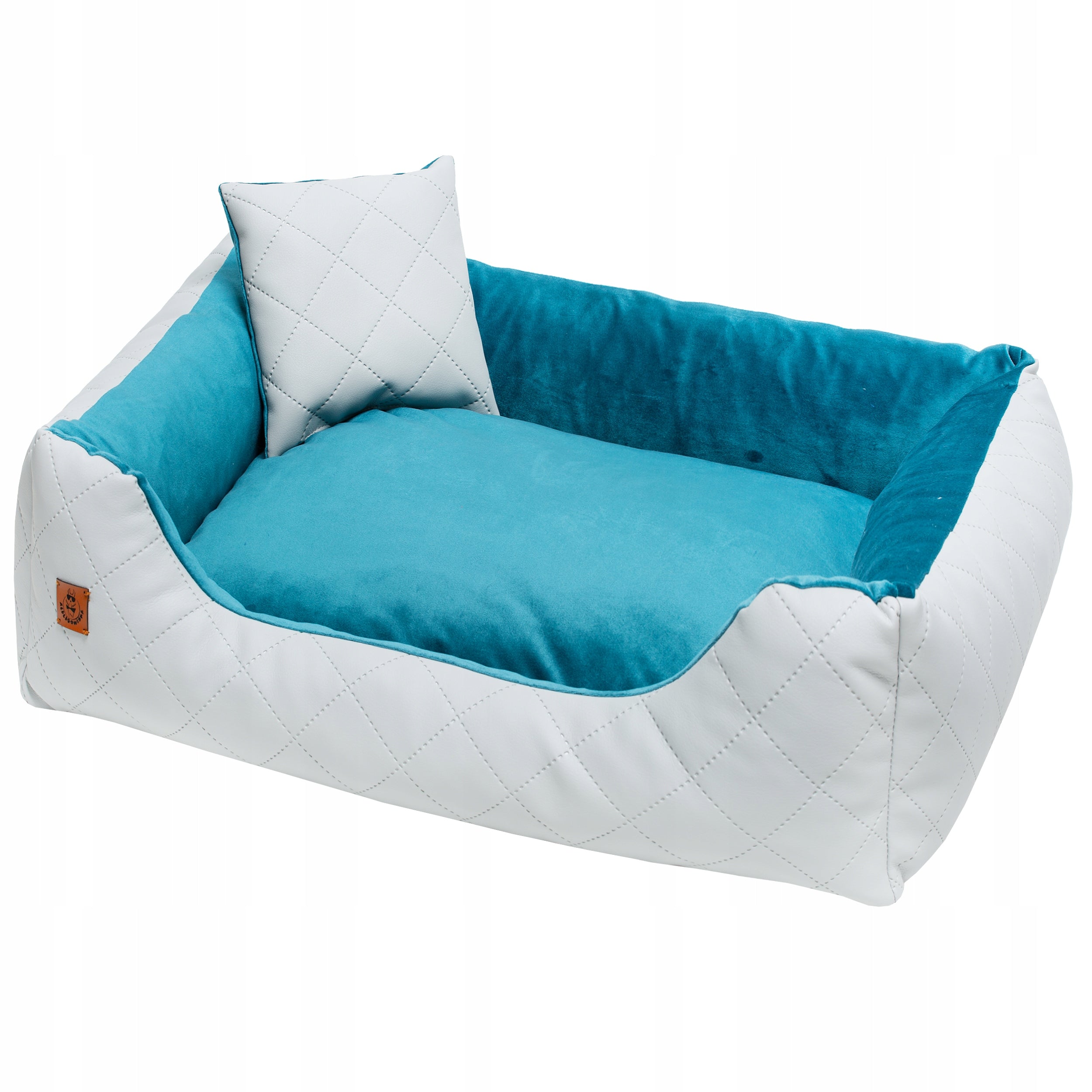 Dog Bed 60x50 Couch Playpen Sofa Velour Waterproof Pillow Freebie