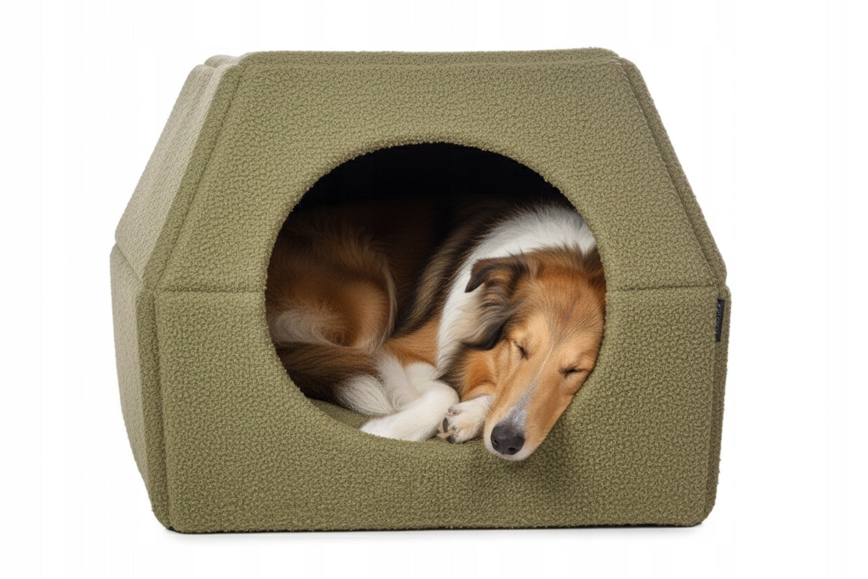 Dog Bed Cat Booth 2in1 Cottage 70x70cm XL Non-Slip Bedding Manufacturer code 2488