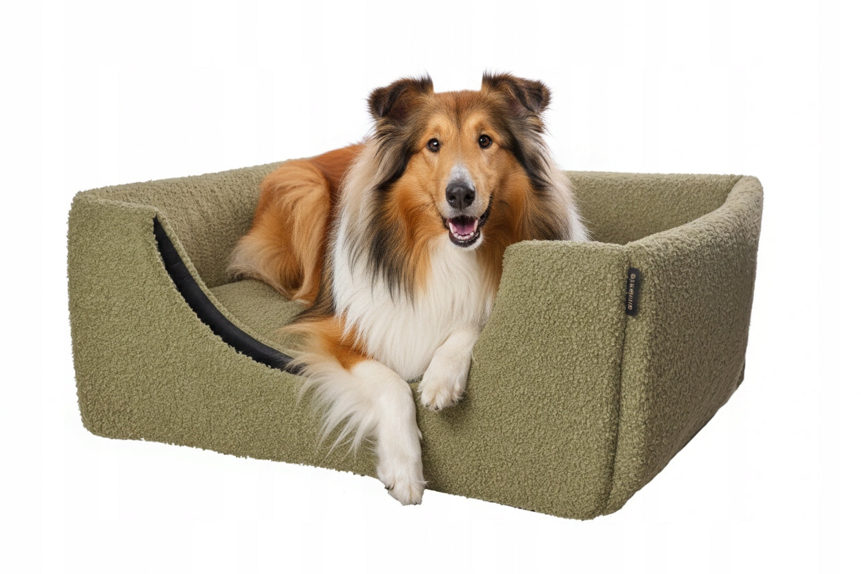Dog Bed Cat Booth 2in1 Cottage 70x70cm XL Non-Slip Bedding Product width 70 cm
