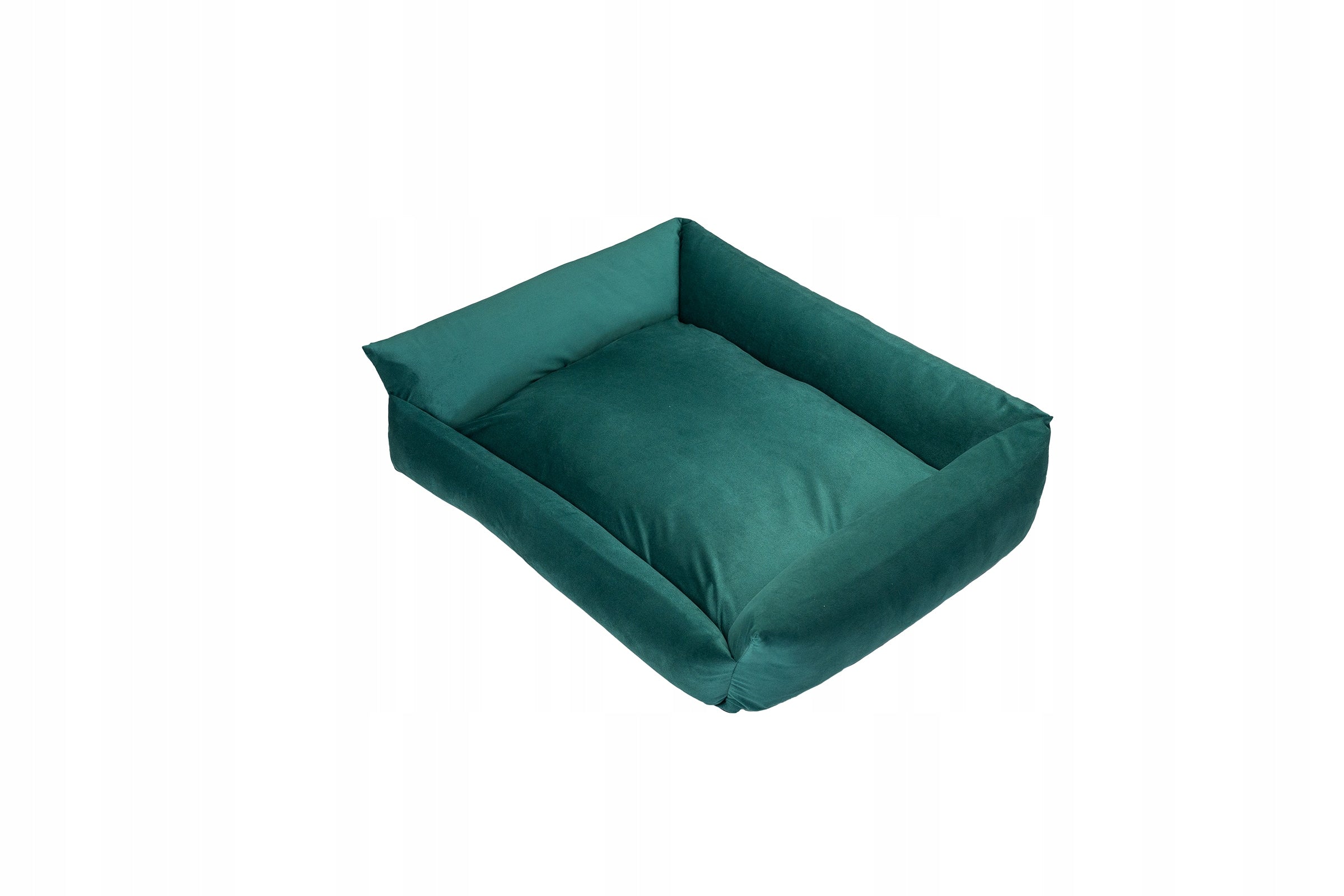 Dog Bed Couch 75x65 Velvet Removable Cover Green Brand Lagram