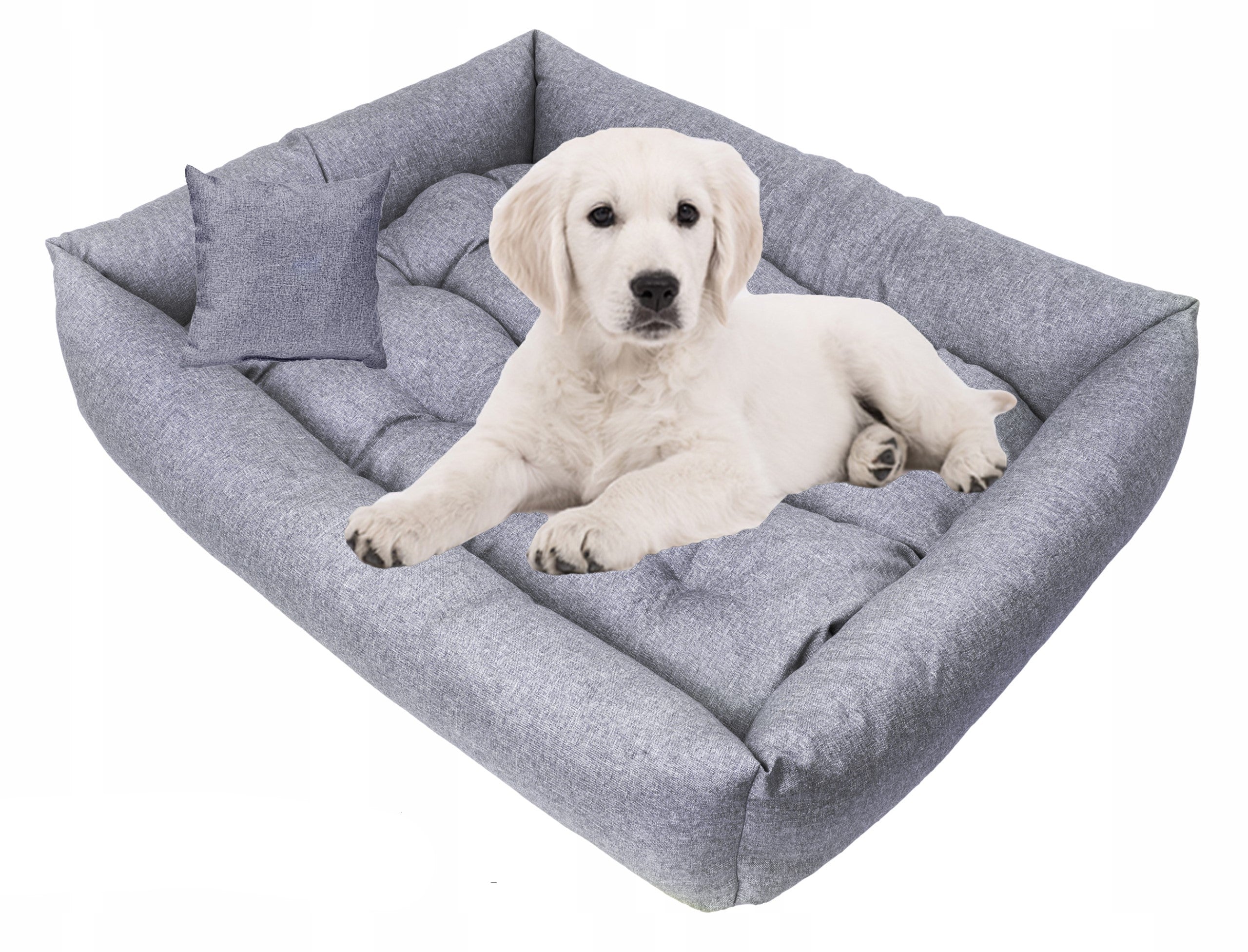 Dog Bed Couch 95x75 WATERPROOF Grey