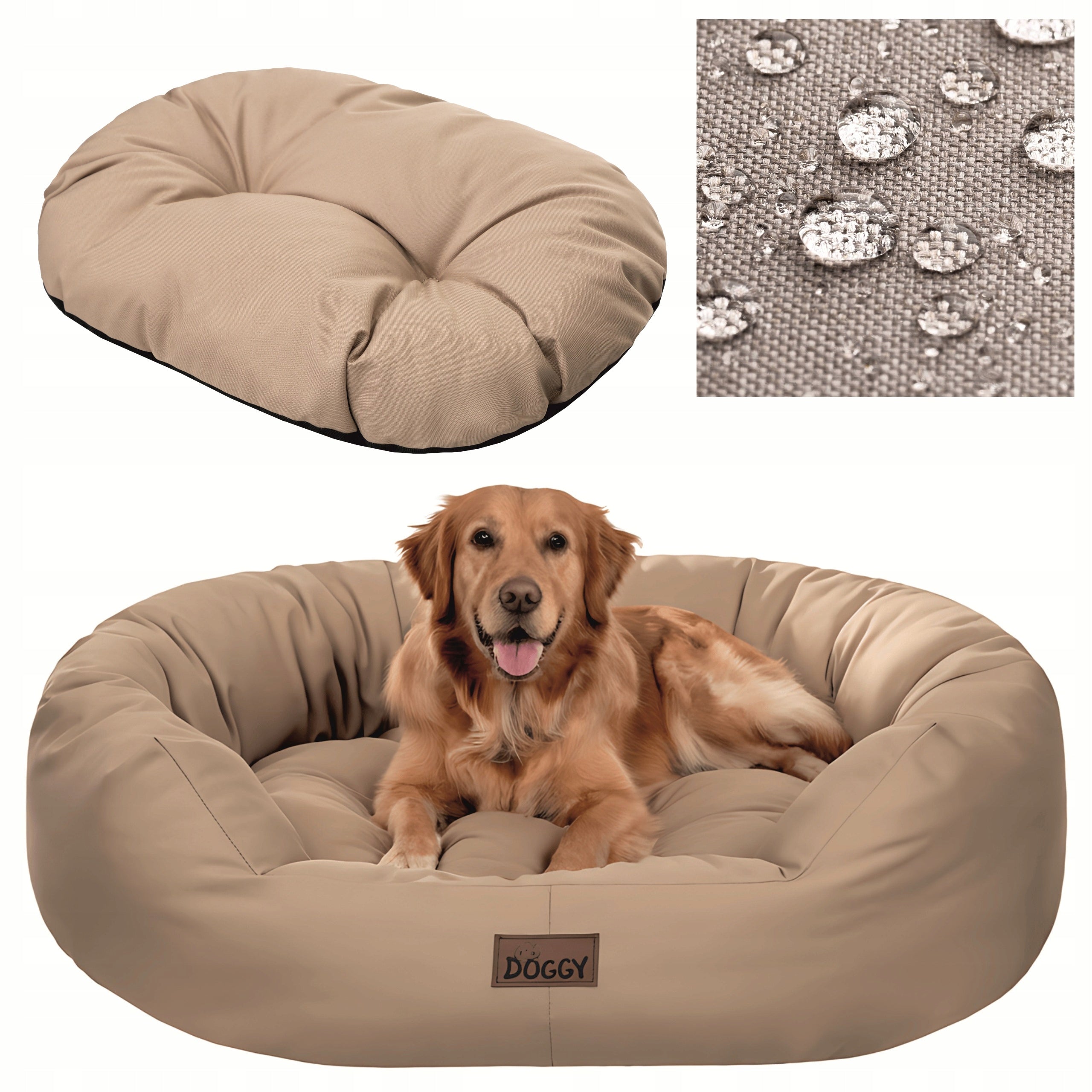 Dog Bed for Large Dog XXL 114x94 cm - Removable Mattress