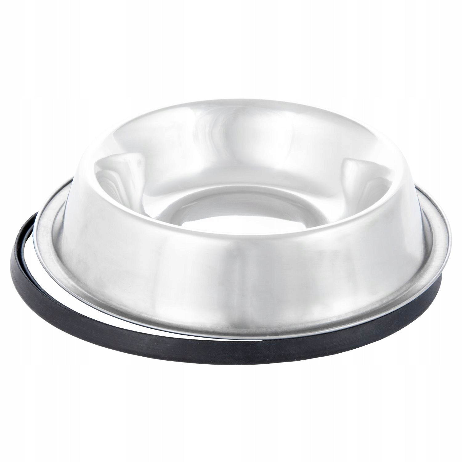 Dog Bowl Stainless Steel Non-Slip 800ml 25cm Brand no brand